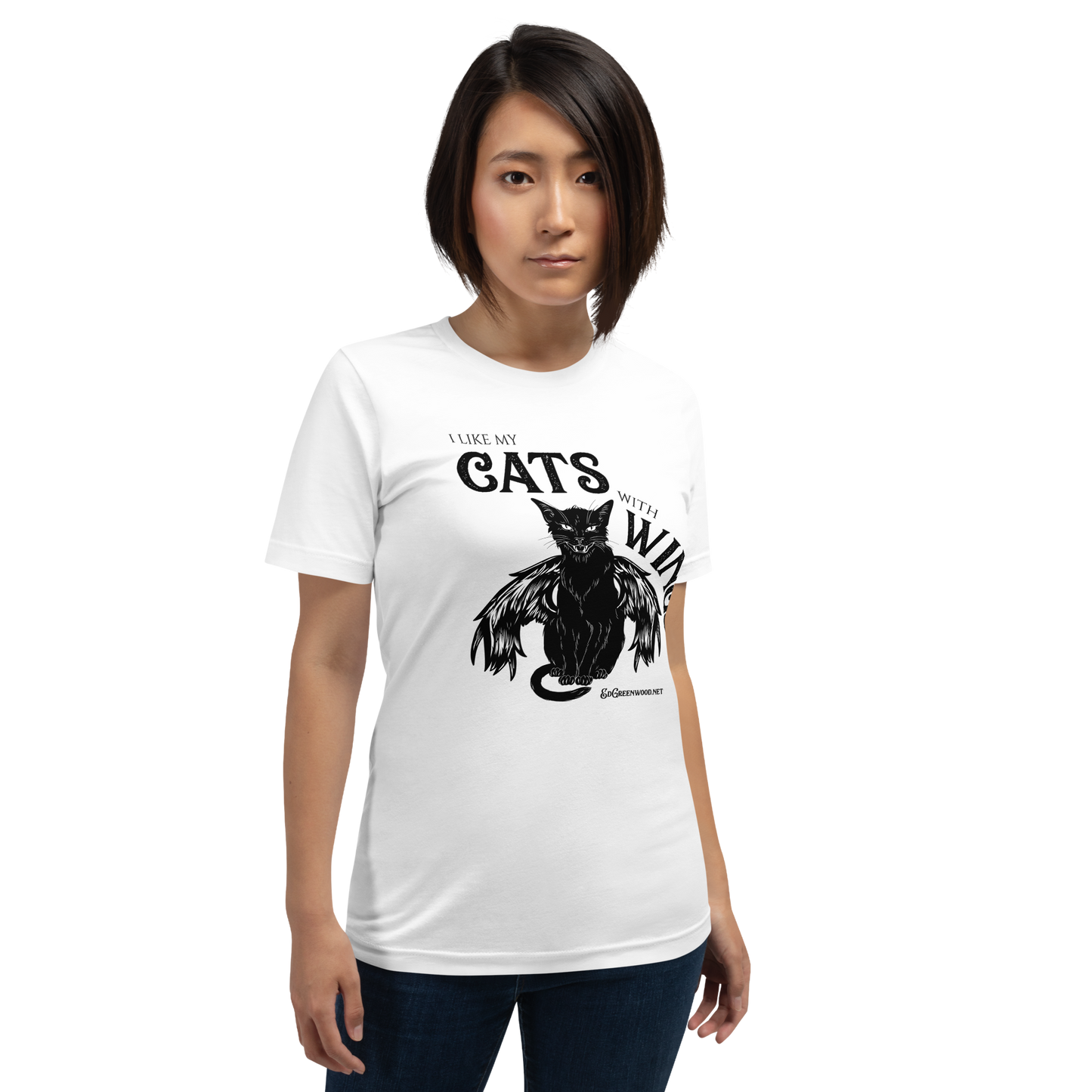 I Like My Cats With Wings - Unisex Tee