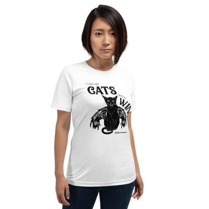 I Like My Cats With Wings - Unisex Tee